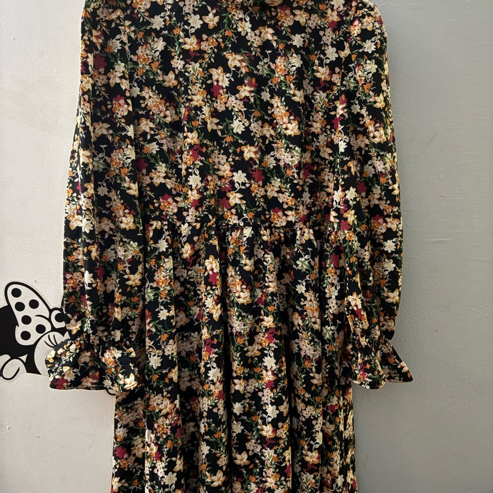 SHEIN Floral Long Sleeve Dress